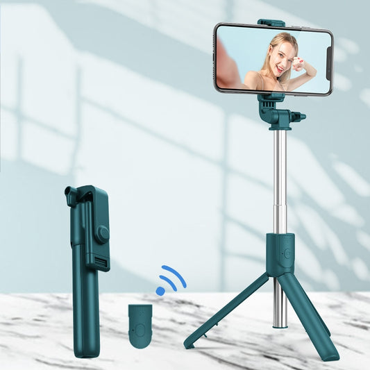 Wireless Bluetooth-compatible Selfie Stick Foldable Mini