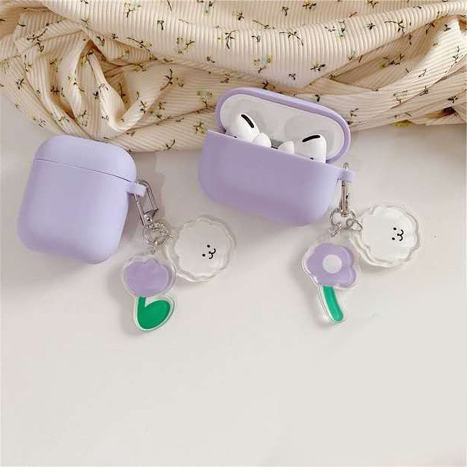 AirPods Pro Case Peach Pendant keyring headphone case