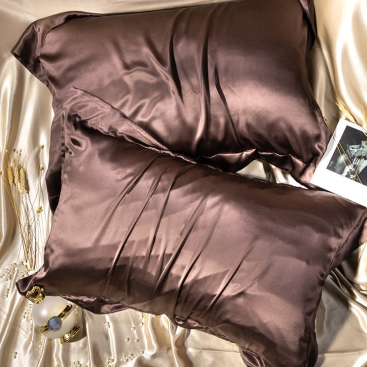 100% Pure Silk Pillowcase Queen King Size