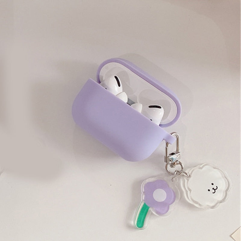 AirPods Pro Case Peach Pendant keyring headphone case