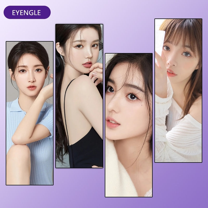 4pairs Natural False Eyelashes HandMade Korean Fashion Lashes Makeup Tools