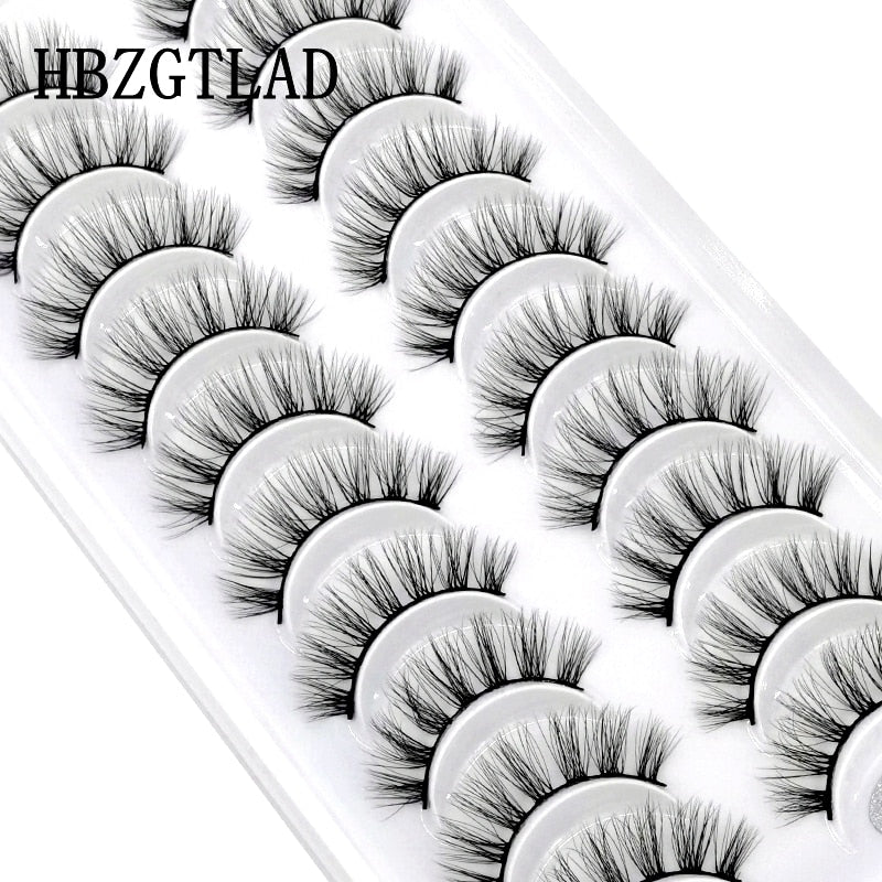 41 Styles 10 pairs natural long 3D mink false eyelashes