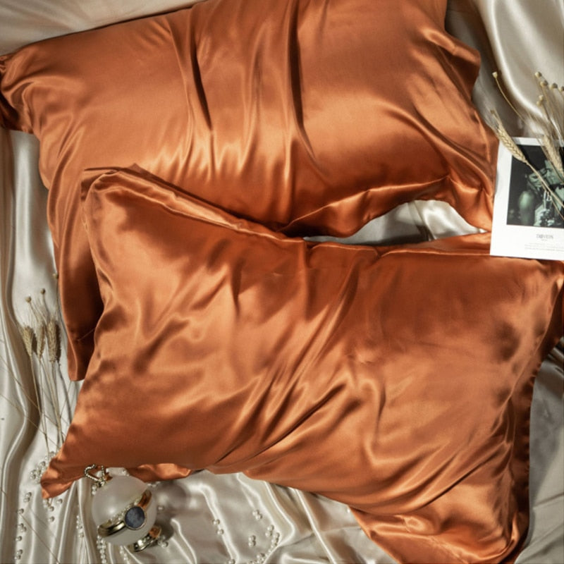 100% Pure Silk Pillowcase Queen King Size