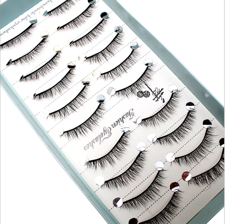41 Styles 10 pairs natural long 3D mink false eyelashes