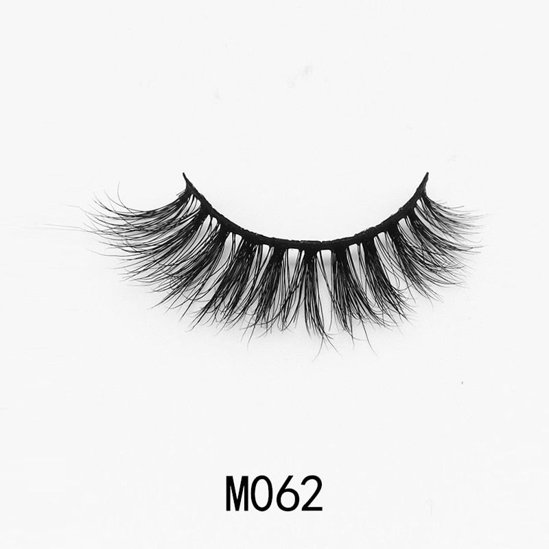 Handmade Mink Eyelashes 3D Curl Winged Messy End Eye Elongated Thick