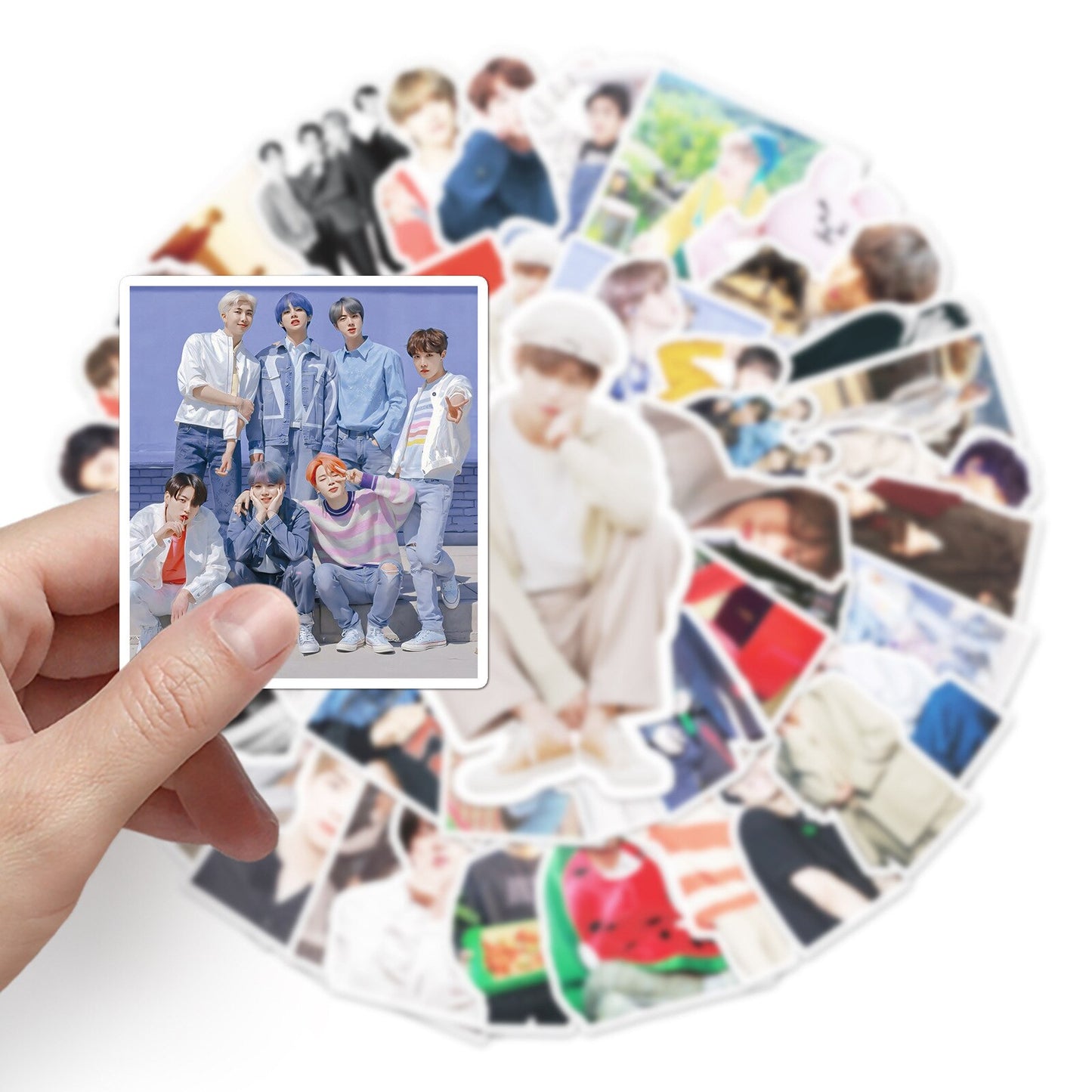 50pcs BTS-Boys Stickers of Album Butter