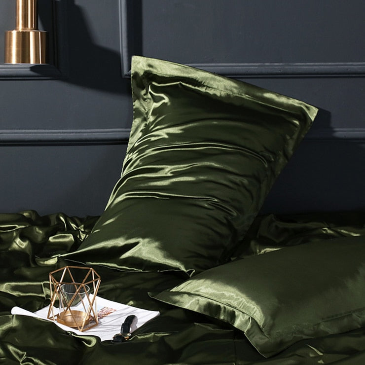100% Pure Silk Pillowcase Queen King Size