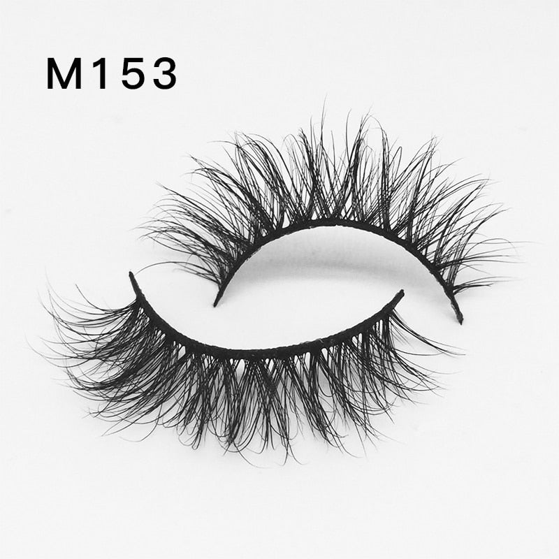 Handmade Mink Eyelashes 3D Curl Winged Messy End Eye Elongated Thick