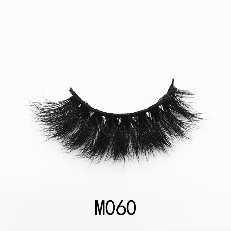 Handmade Mink Eyelashes 3D Curl Winged Messy End Eye Elongated Thick