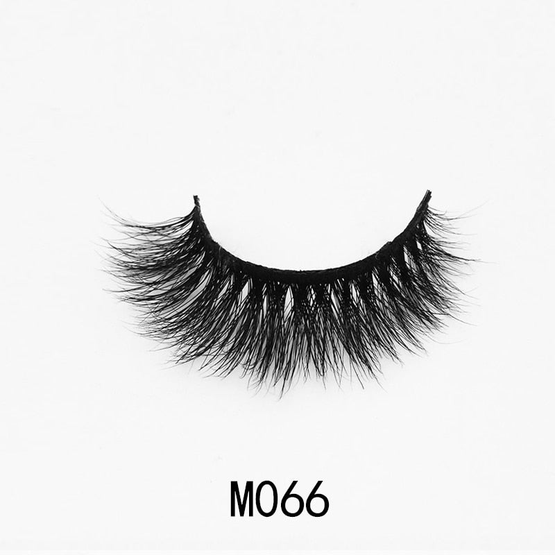 Handmade Mink Eyelashes 3D Curl Winged Messy End Eye Elongated Thick