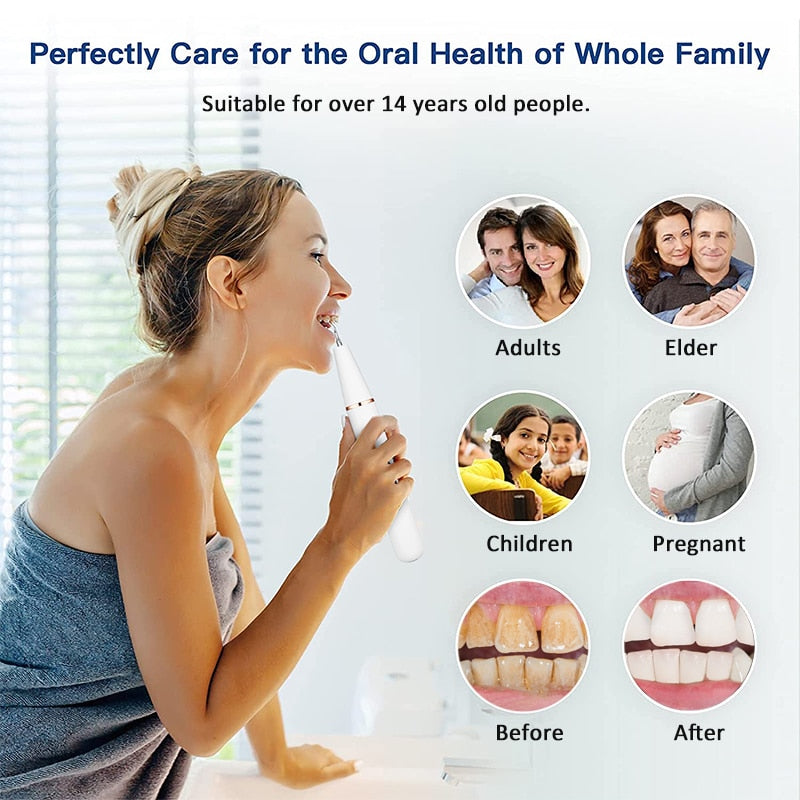 Sonic Dental Calculus Scaler Oral Teeth Tartar Remover