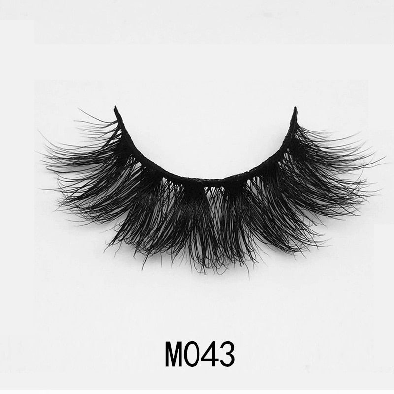 Handmade Mink Eyelashes 3D Curl Winged Messy End Eye Elongated Thick