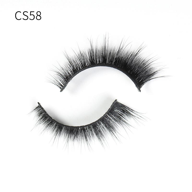 Handmade Mink Eyelashes 3D Curl Winged Messy End Eye Elongated Thick