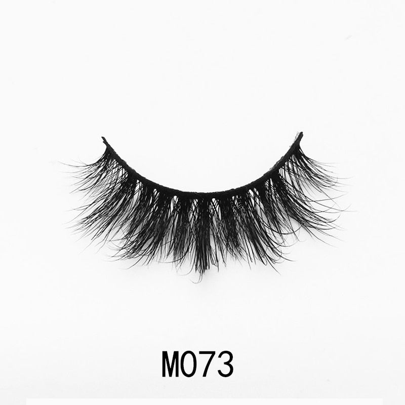 Handmade Mink Eyelashes 3D Curl Winged Messy End Eye Elongated Thick