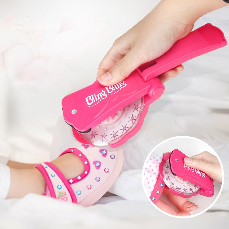 Hair Styling Decoration Kit Bling Diamond Stapler
