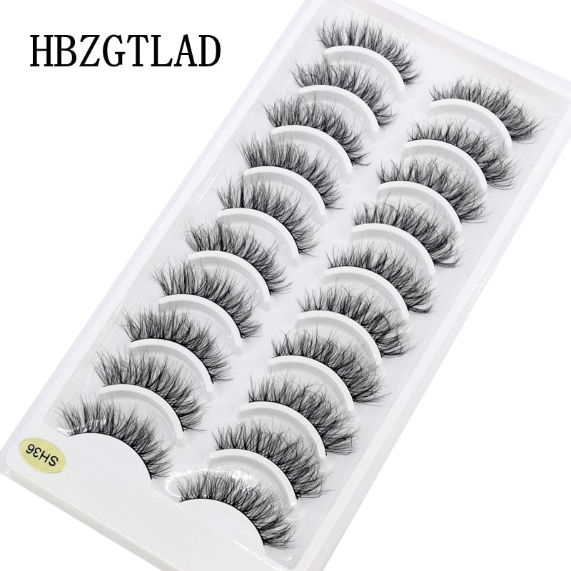 41 Styles 10 pairs natural long 3D mink false eyelashes