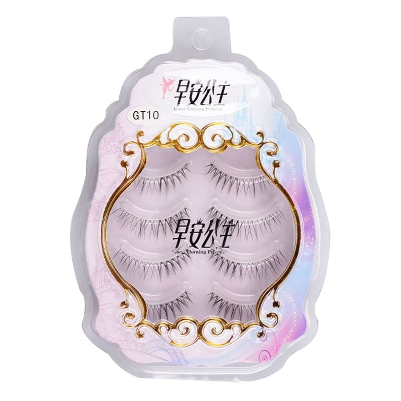 4pairs Natural False Eyelashes HandMade Korean Fashion Lashes Makeup Tools