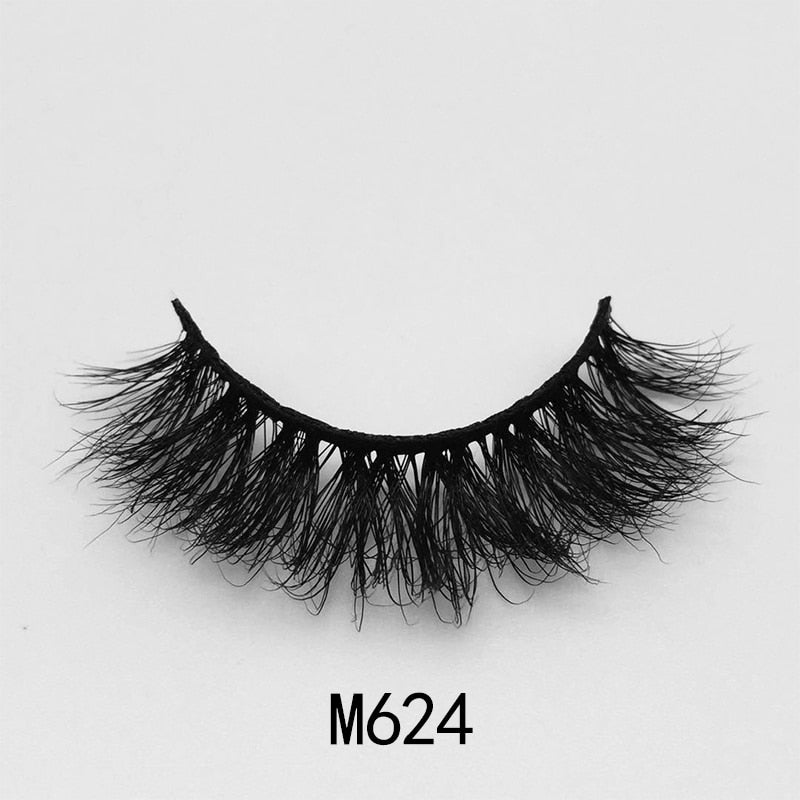 Handmade Mink Eyelashes 3D Curl Winged Messy End Eye Elongated Thick