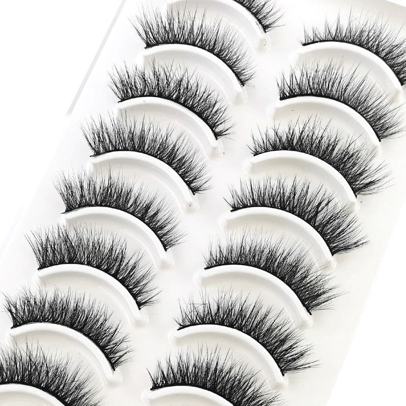 41 Styles 10 pairs natural long 3D mink false eyelashes
