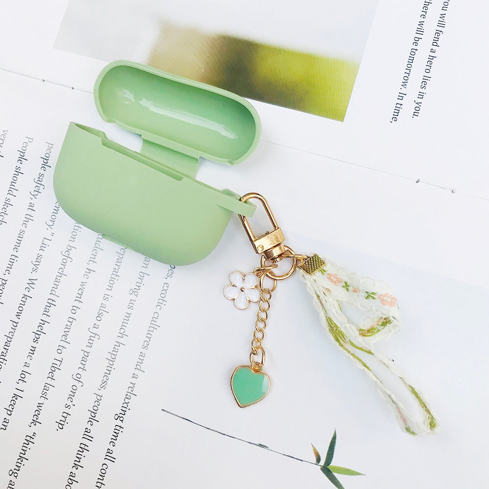 AirPods Pro Case Peach Pendant keyring headphone case