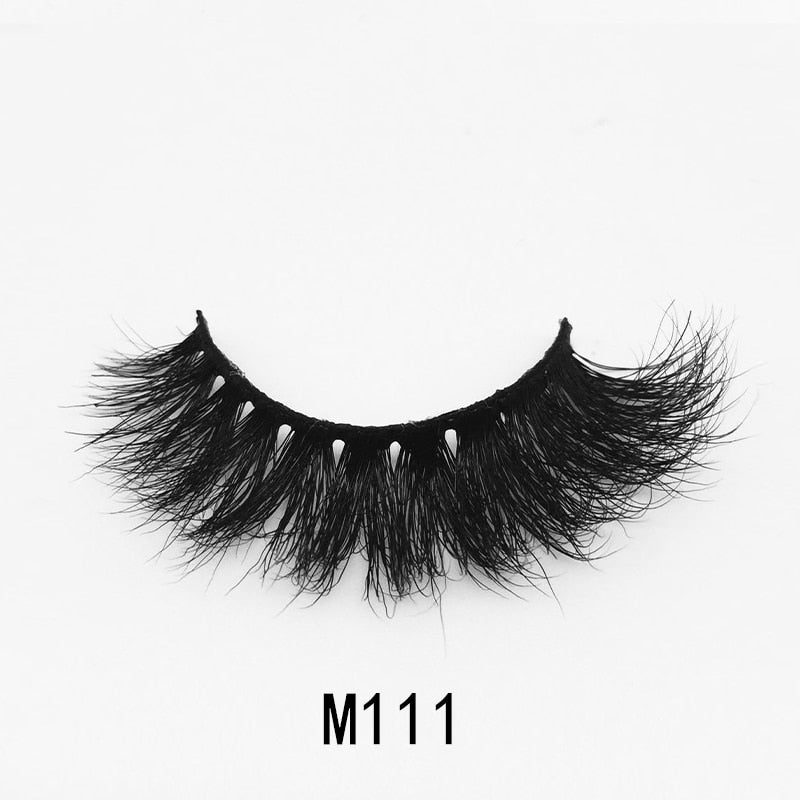 Handmade Mink Eyelashes 3D Curl Winged Messy End Eye Elongated Thick