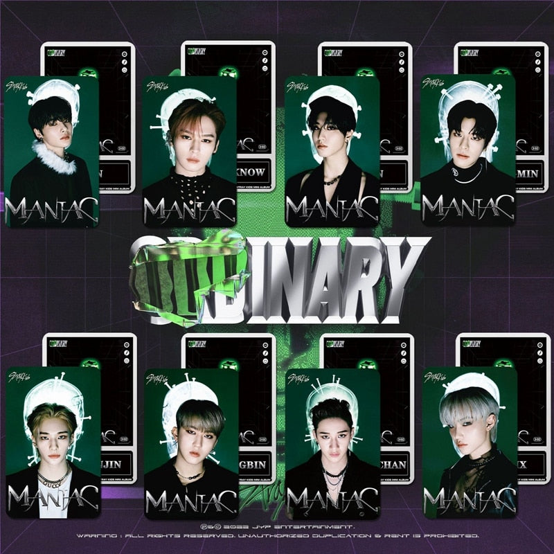 Kpop STRAY KIDS MANIAC New Album Photocards